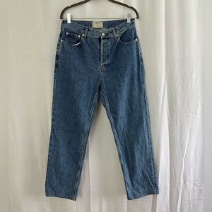 Everlane 90's Cheeky High Waisted Straight Leg Jeans Womens Size Waist 30